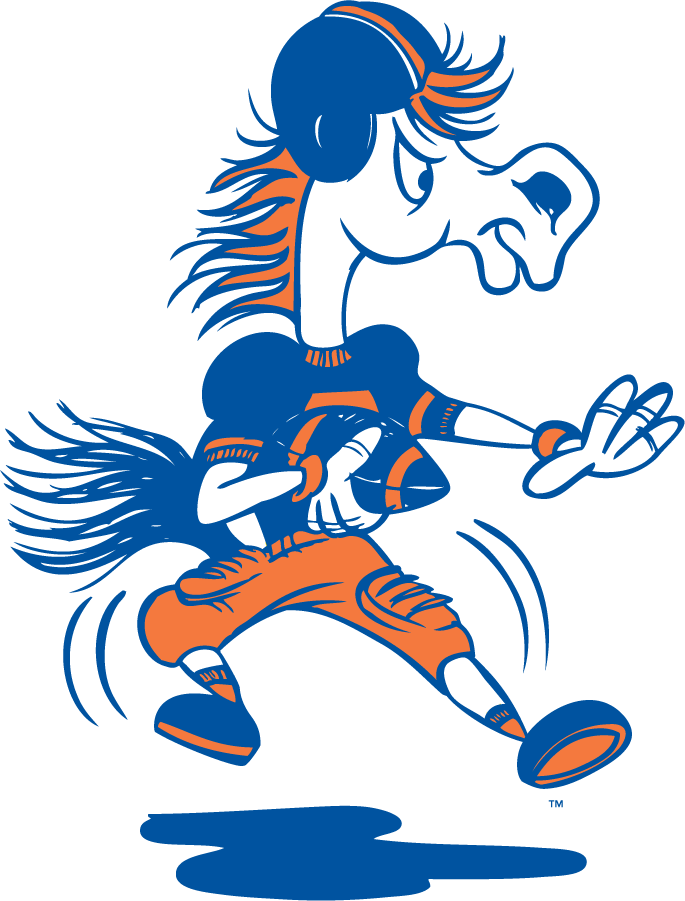 Boise State Broncos 1968-1983 Mascot Logo diy DTF decal sticker